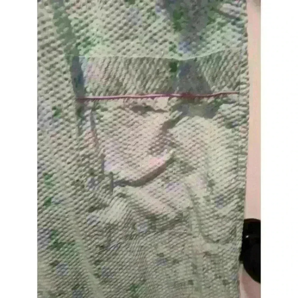 Moon Dance Blue Floral Roses Pearl Snaps Granny Core Housecoat House Dress Sz 1X - Picture 5 of 9